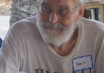 Photo of John at the Auction 2023