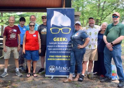 A group photo of MAM members at the Picnic & Auction