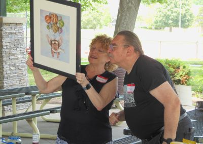 Flying pig picture up for bidding on