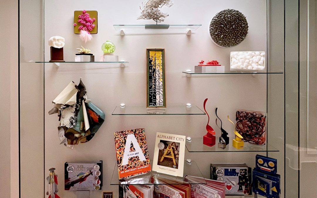 Art of the Imagination display case inside the Museum of T/M