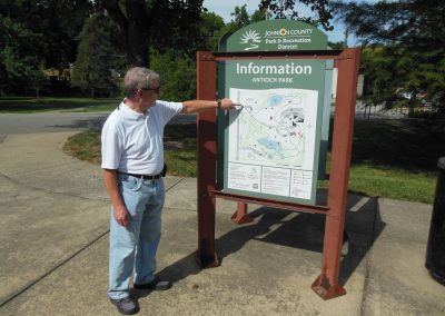 David pointing out that: We Are Here!